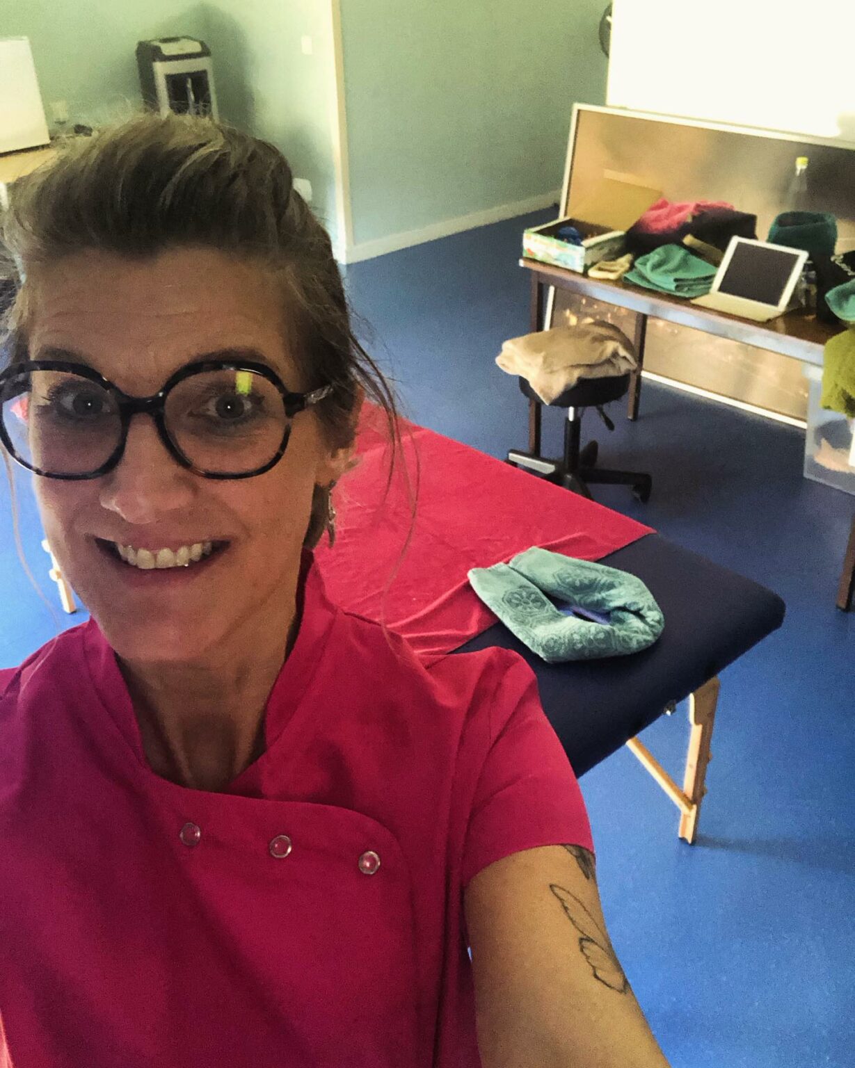 Laetitia en séances en EHPAD pour la QVCT